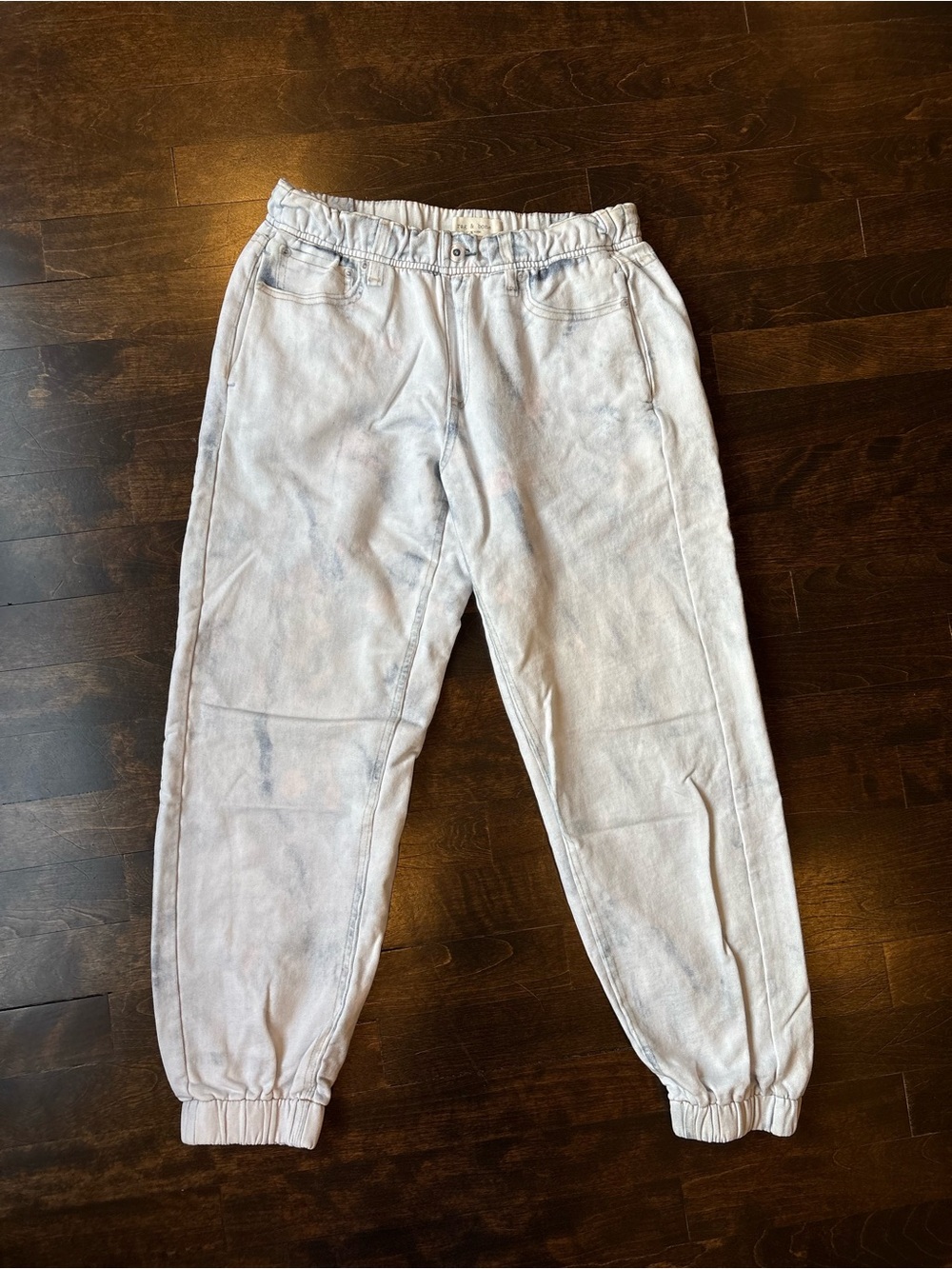 rag & bone Light Gray Washed Jogger Pants